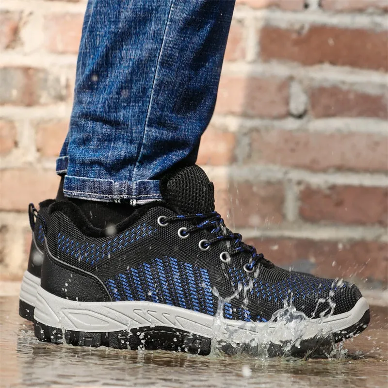 Male Safety Shoes Work Sneakers Indestructible Work Safety Boots Winter Shoes Men Steel Toe Shoes Sport Safty Shoes Dropshipping