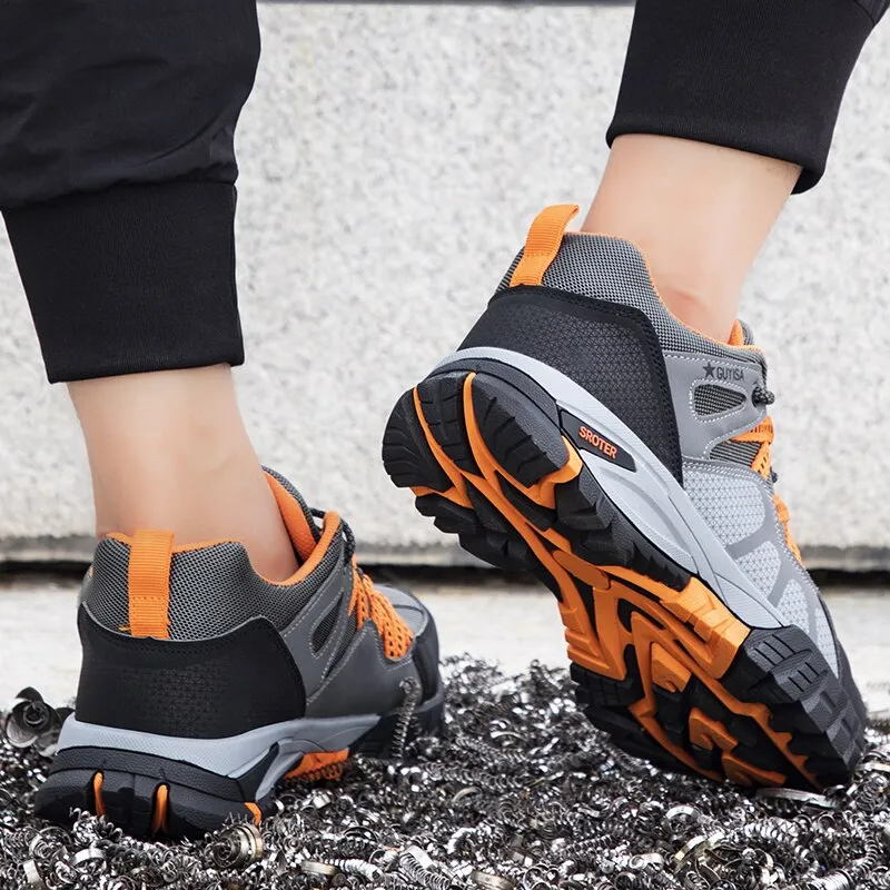 Male Safety Shoes Work Sneakers Indestructible Work Safety Boots Winter Shoes Men Steel Toe Shoes Sport Safty Shoes Dropshipping