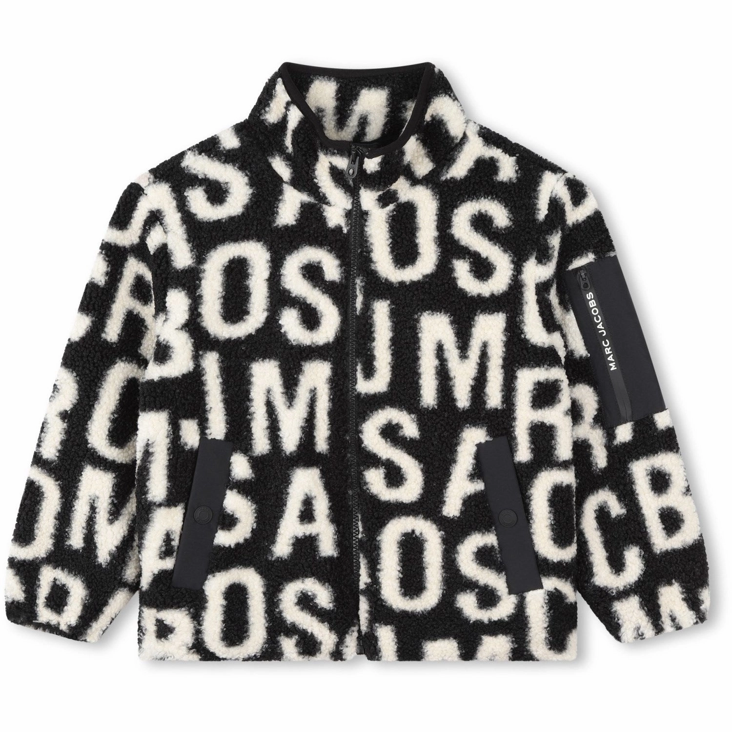 Marc Jacobs Black Cardigan Removable Hood High Tensile Reinforcement