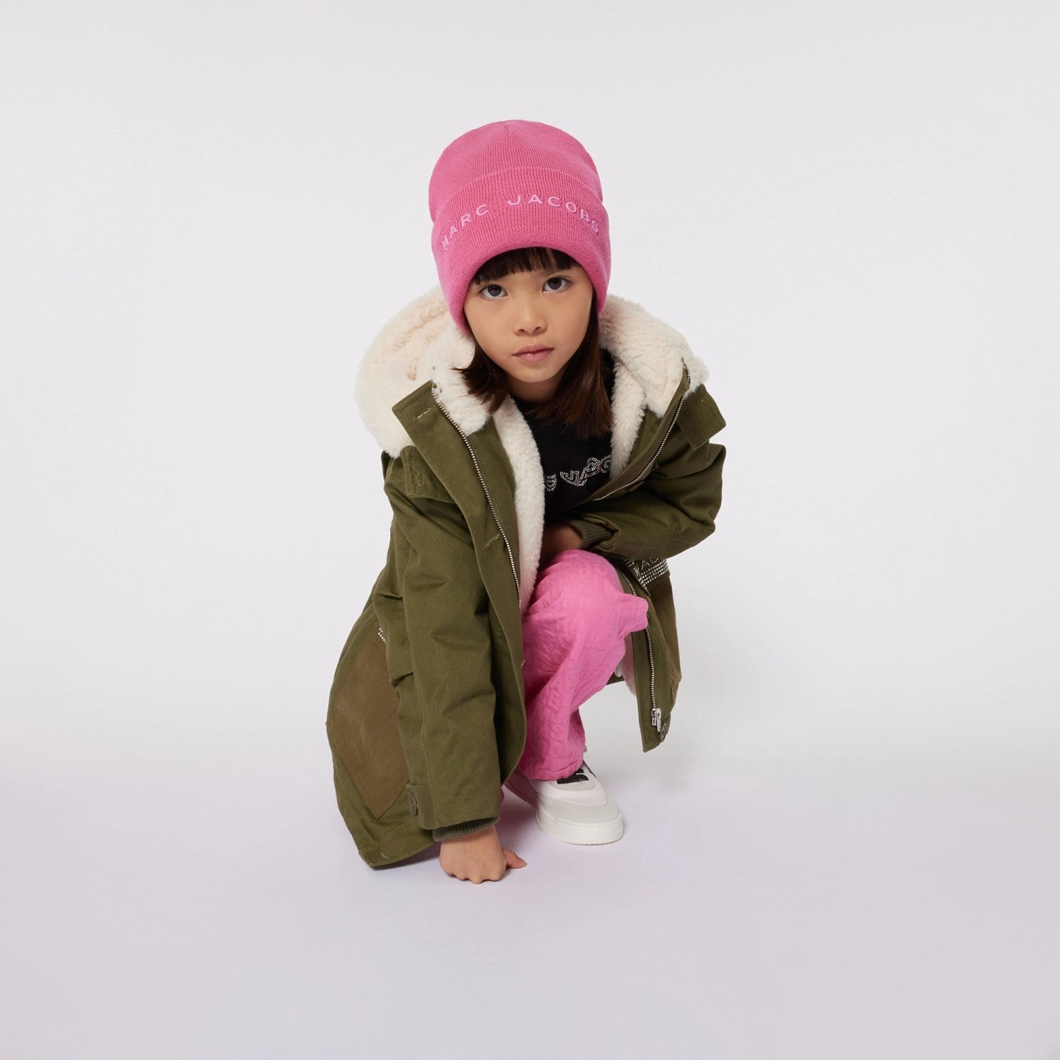 Marc Jacobs Winter Moss Hooded Parka Elasticized Edging Anytime Outer Fit