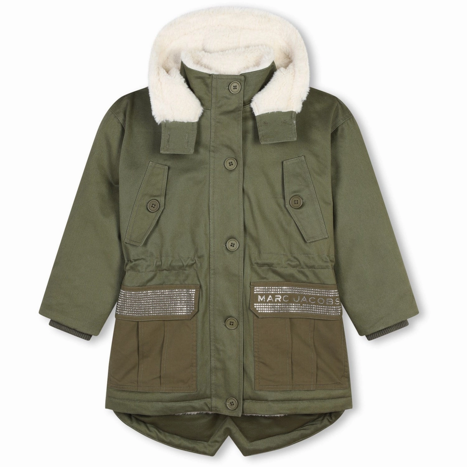 SeamSealed Edges QuiltedPattern Marc Jacobs Winter Moss Hooded Parka