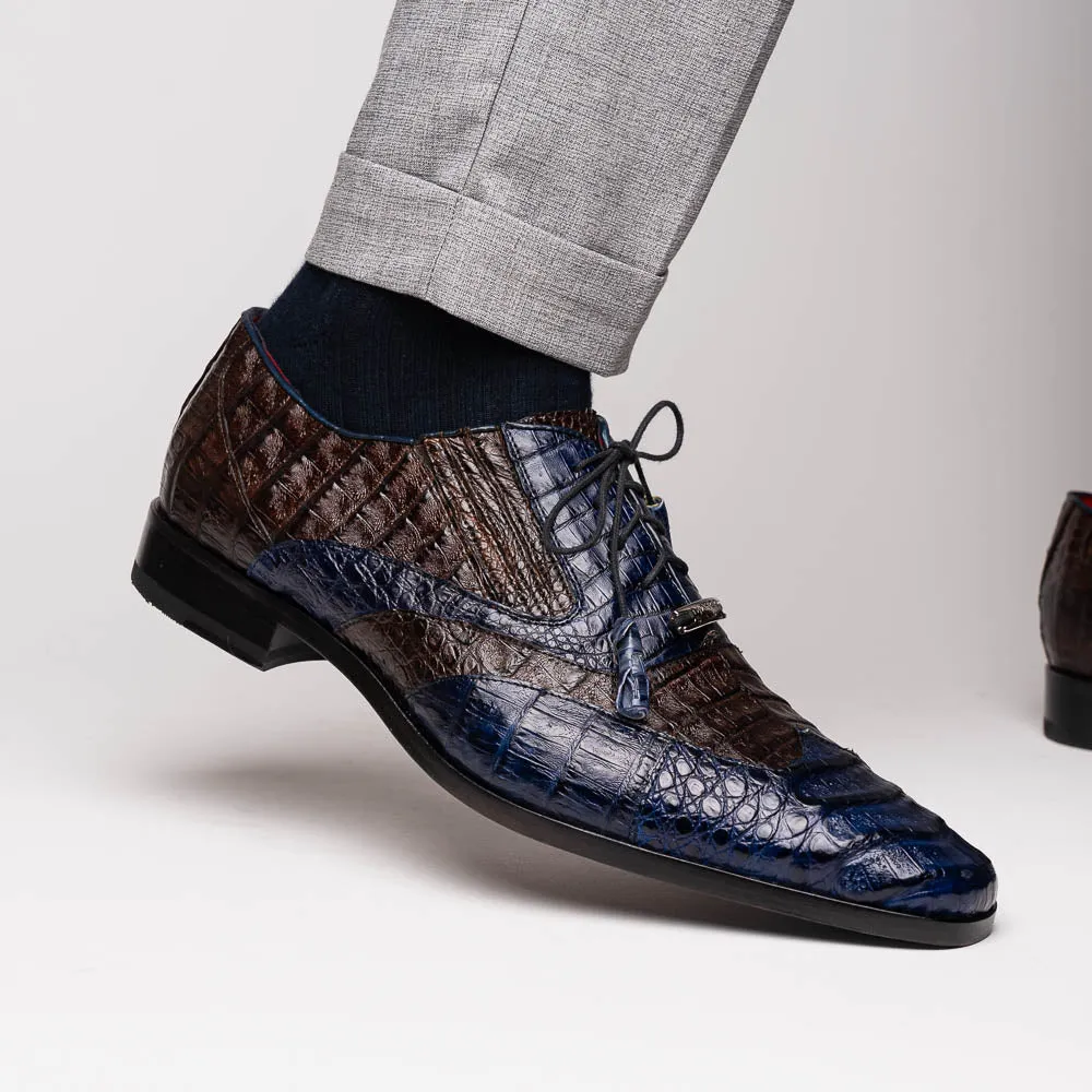 Marco Di Milano Luciano Caiman Fuscus Navy-brown