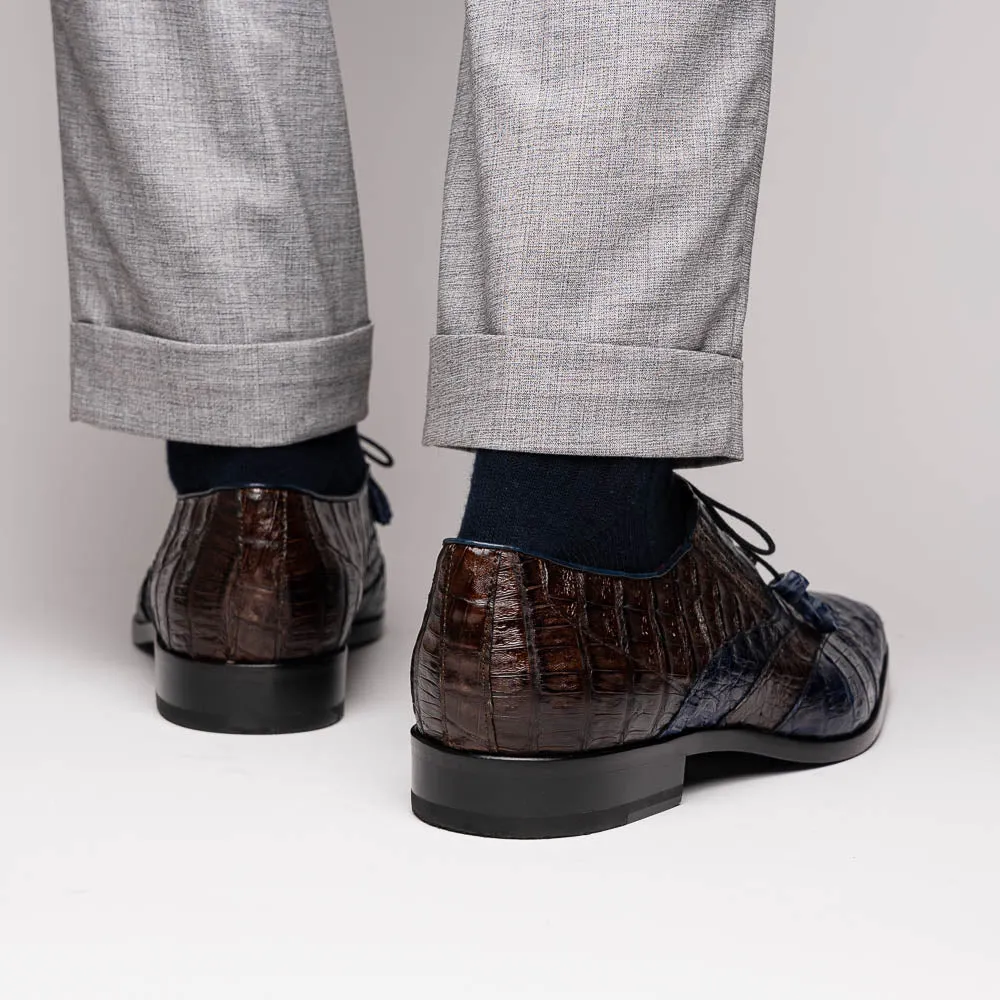 Marco Di Milano Luciano Caiman Fuscus Navy-brown