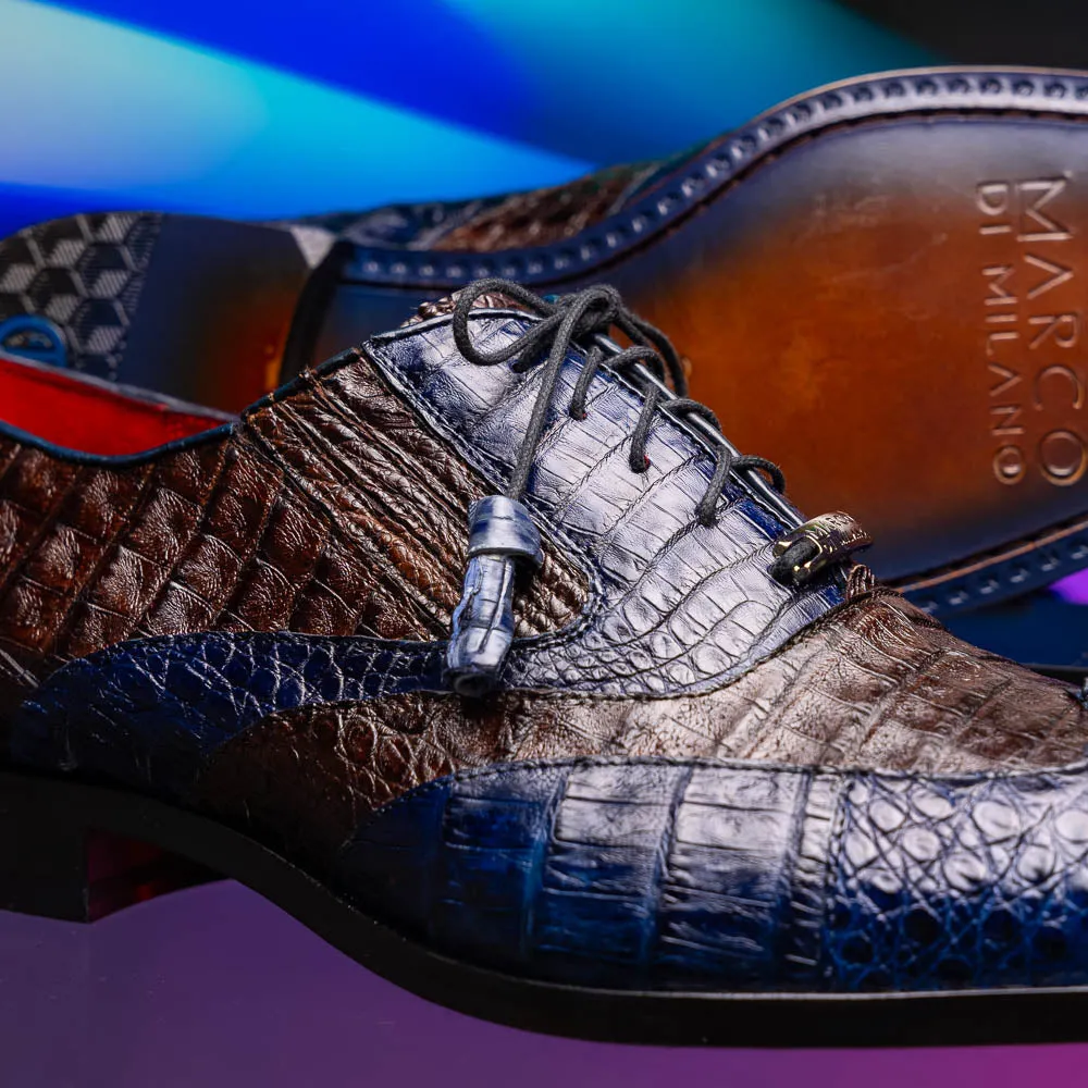 Marco Di Milano Luciano Caiman Fuscus Navy-brown
