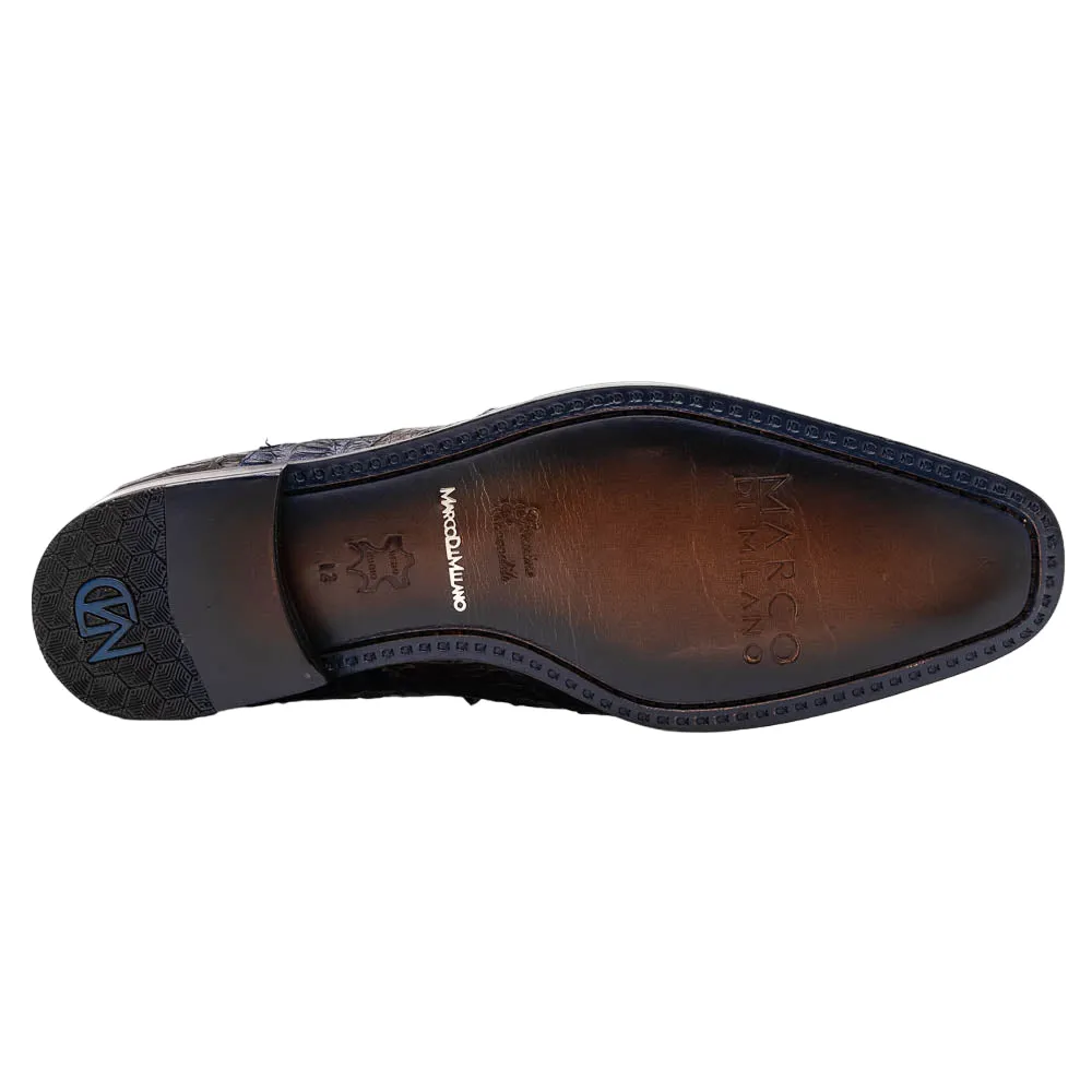 Marco Di Milano Luciano Caiman Fuscus Navy-brown
