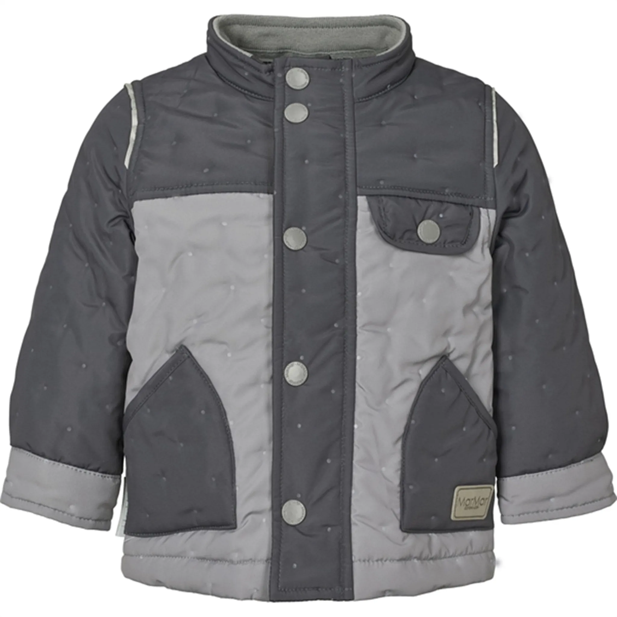 MarMar Darkest Blue Block Ozar Thermo Jacket Lightweight Fabric