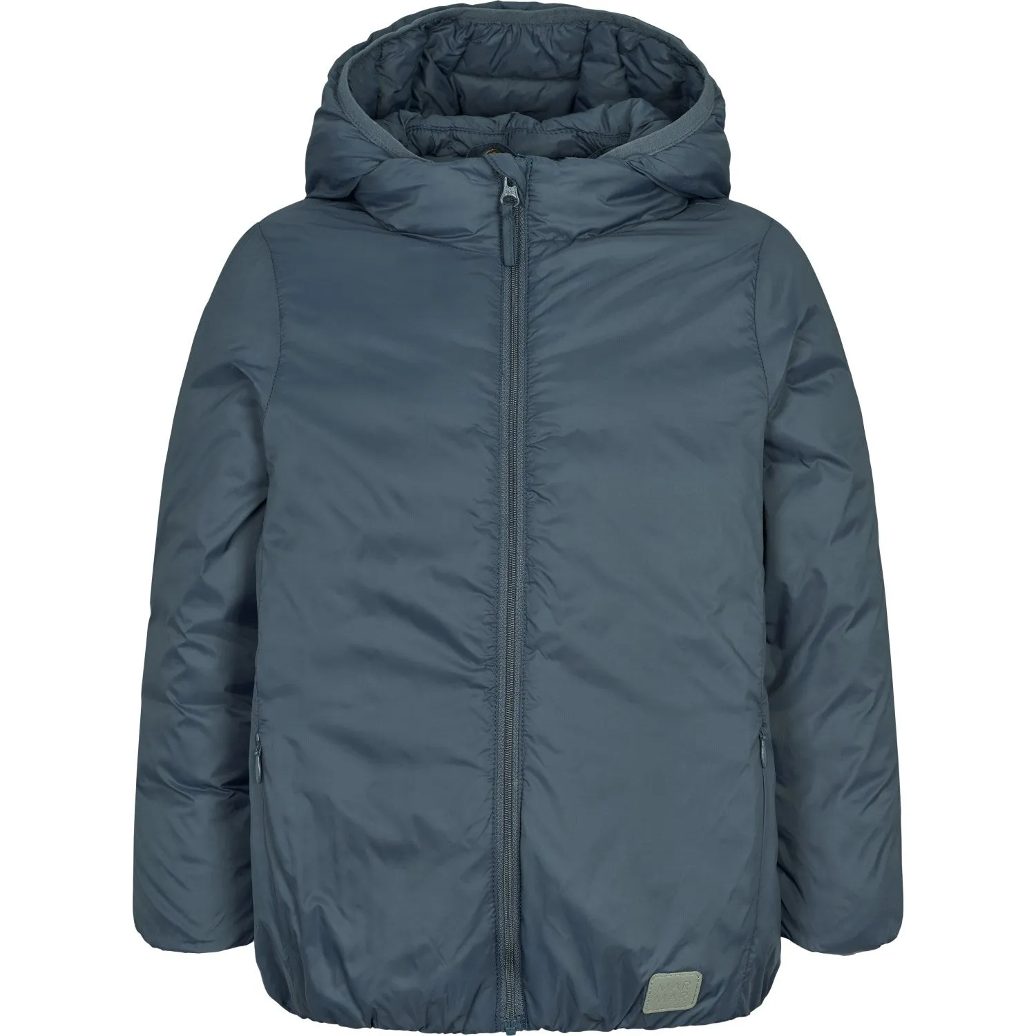 MarMar Light Puffer Shaded Blue Ordell Jacket Flat Lock Stitching