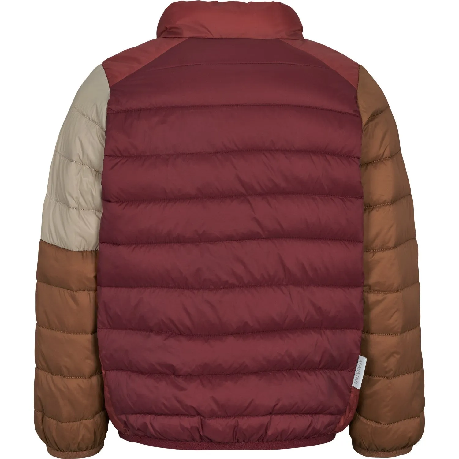 Daily Look MarMar Vegan Puffer Deep Ruby Block Owe Jacket