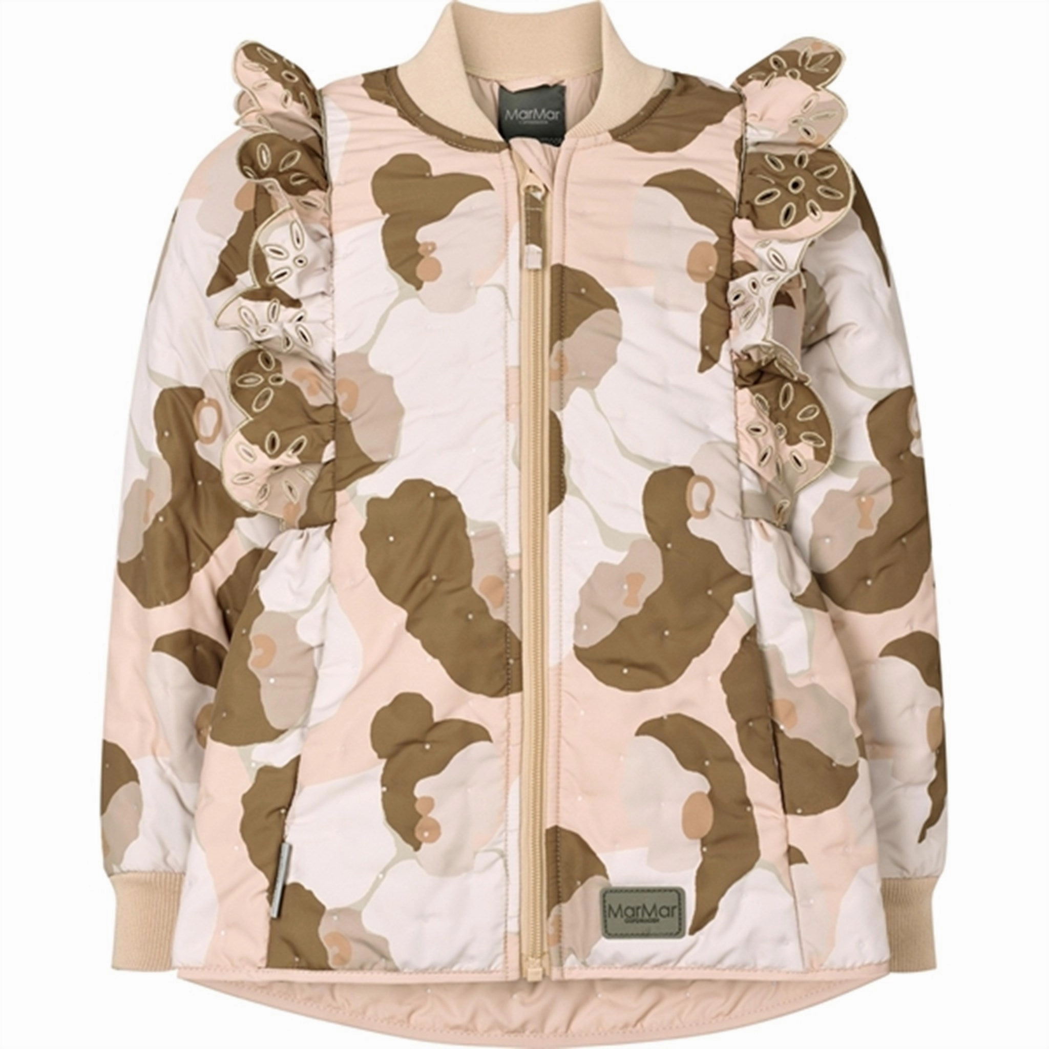 BreathableFabric MarMar Beige Rose Girls Olisa F Thermo Jacket