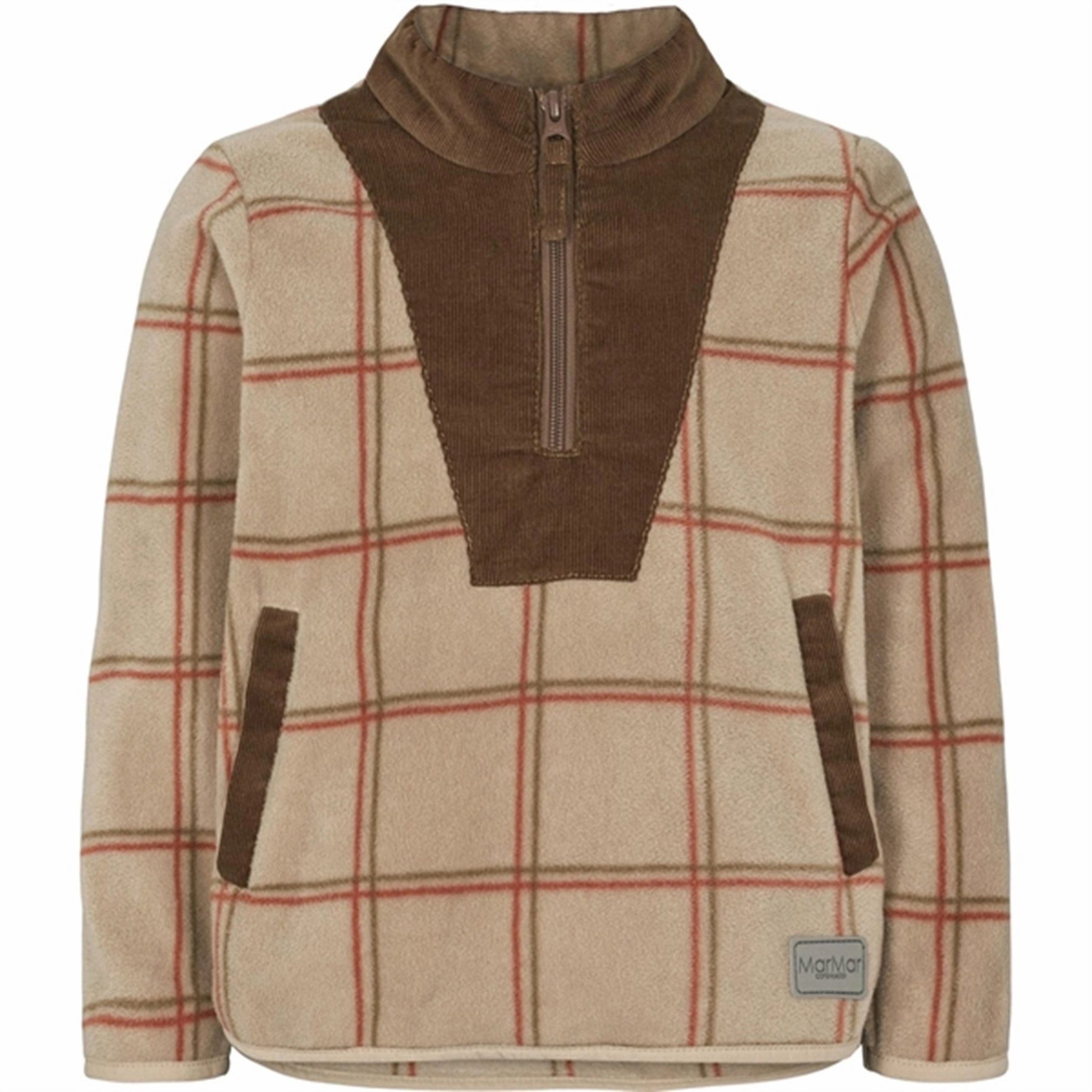 AntiStatic Inner Layer MarMar Jeko Fleece Jacket Cranberry Check