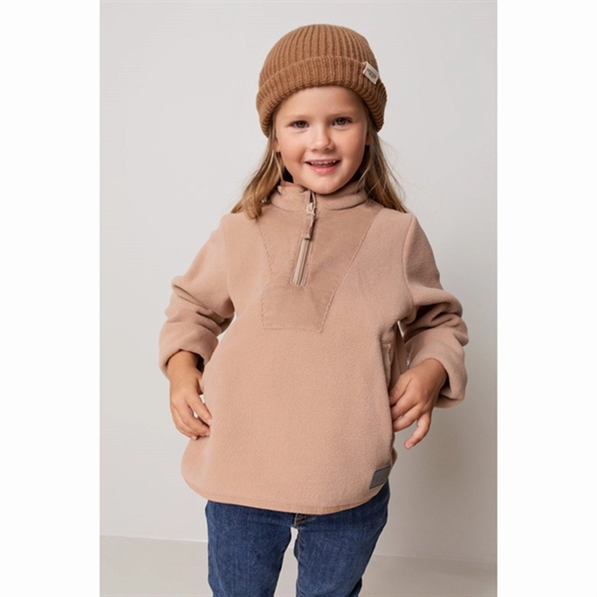 MarMar Jeko Fleece Jacket Dusty Powder Compact Fit Look Dry Weather Look
