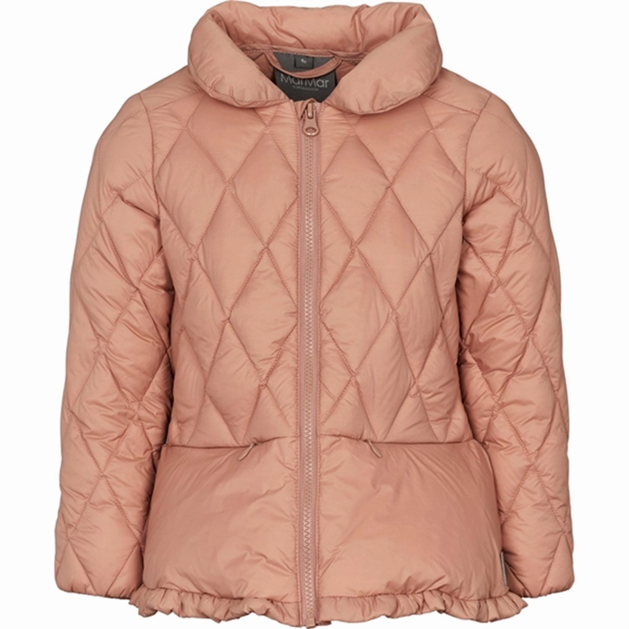 MarMar Olia Light Puffer Down Jacket Rose Brown Basic Essential Layer Crisp Detail