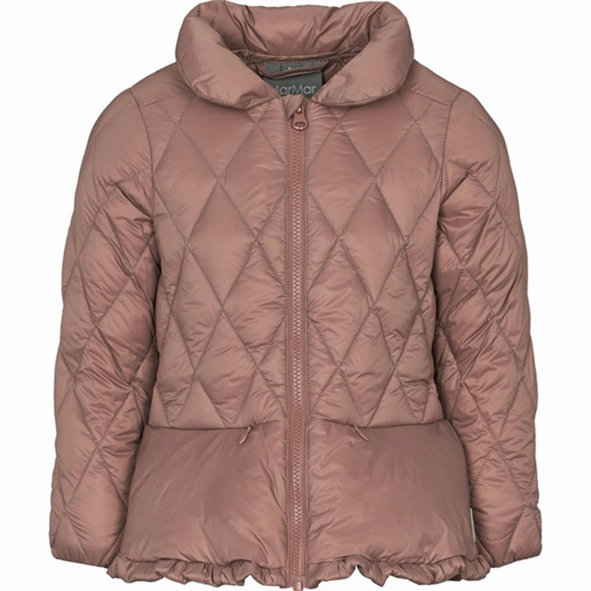 Wrinkle Free Material MarMar Olia Light Puffer Down Jacket Tawny Rose