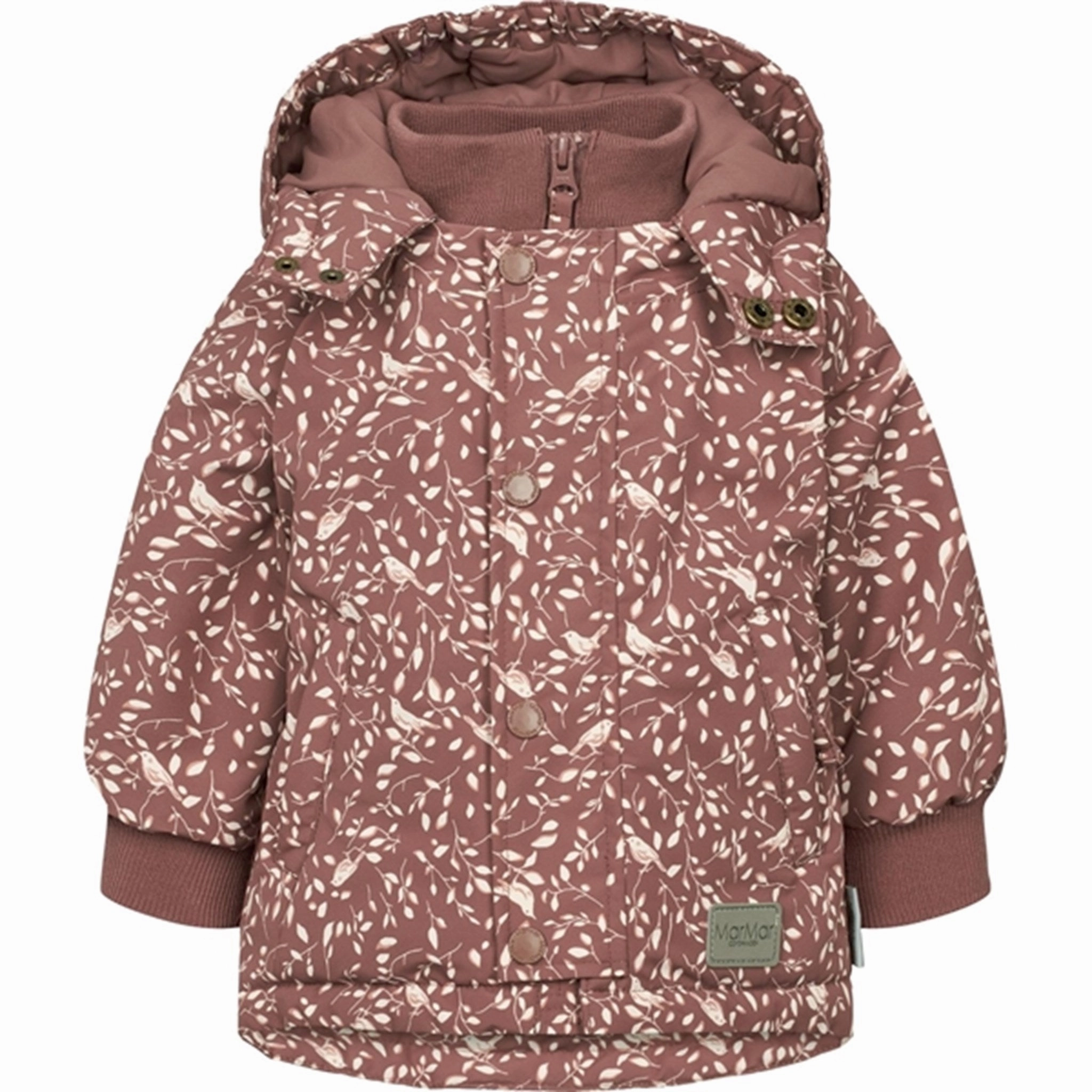 Stowable Hood MarMar Osak Winter Jacket Birds Technical Outerwear