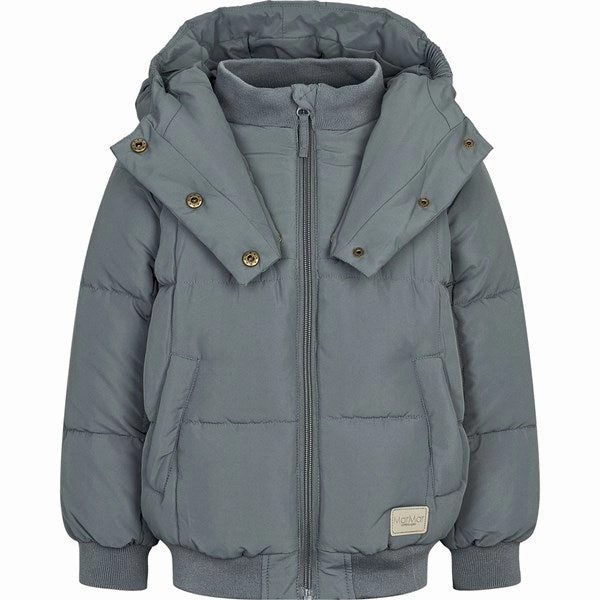 CompressionPackableFabric Flexible Waistband MarMar Otis Puffer Down Jacket Stormy Blue