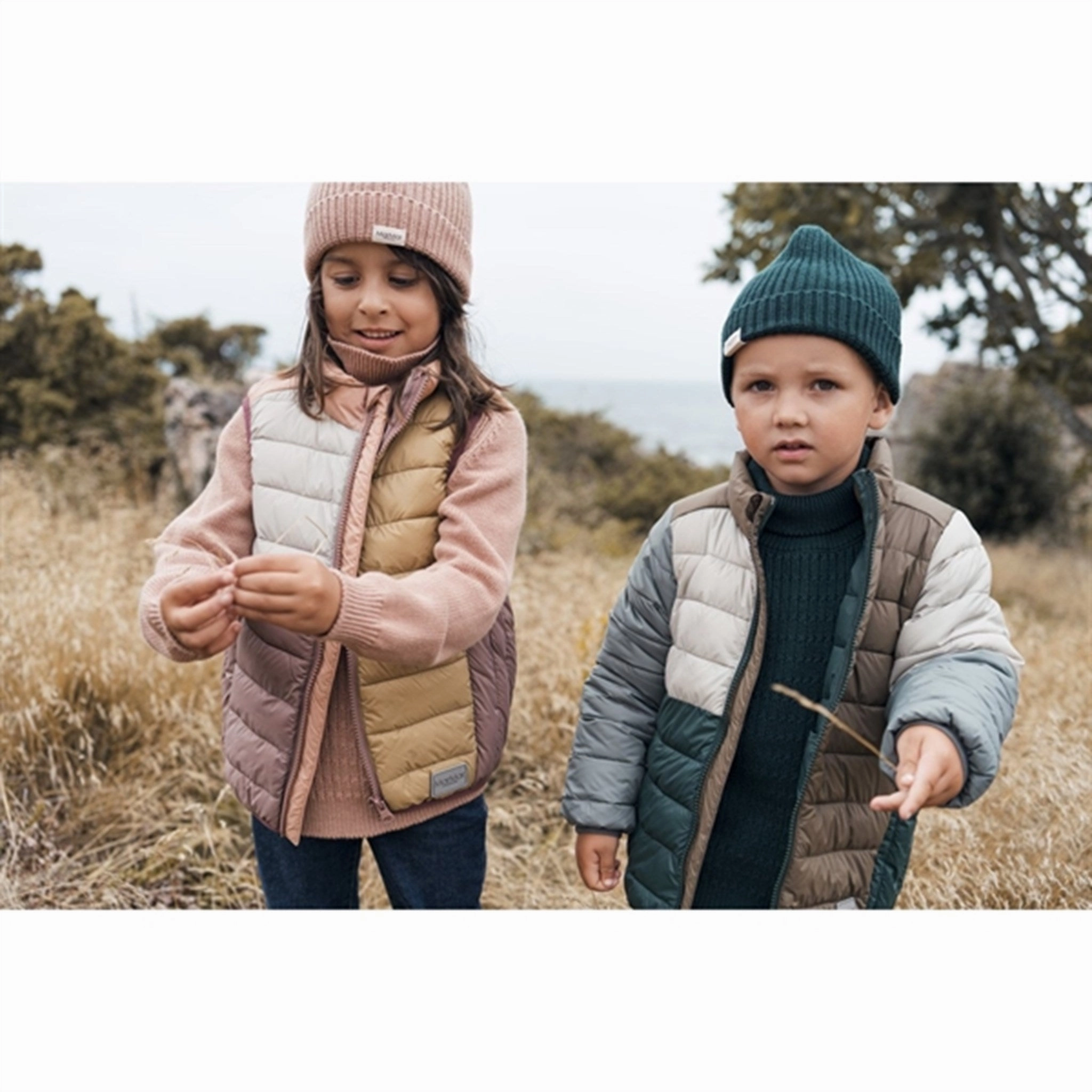 Cozy Texture MarMar Owe Vegan Puffer Down Jacket Dark Leaf Blok