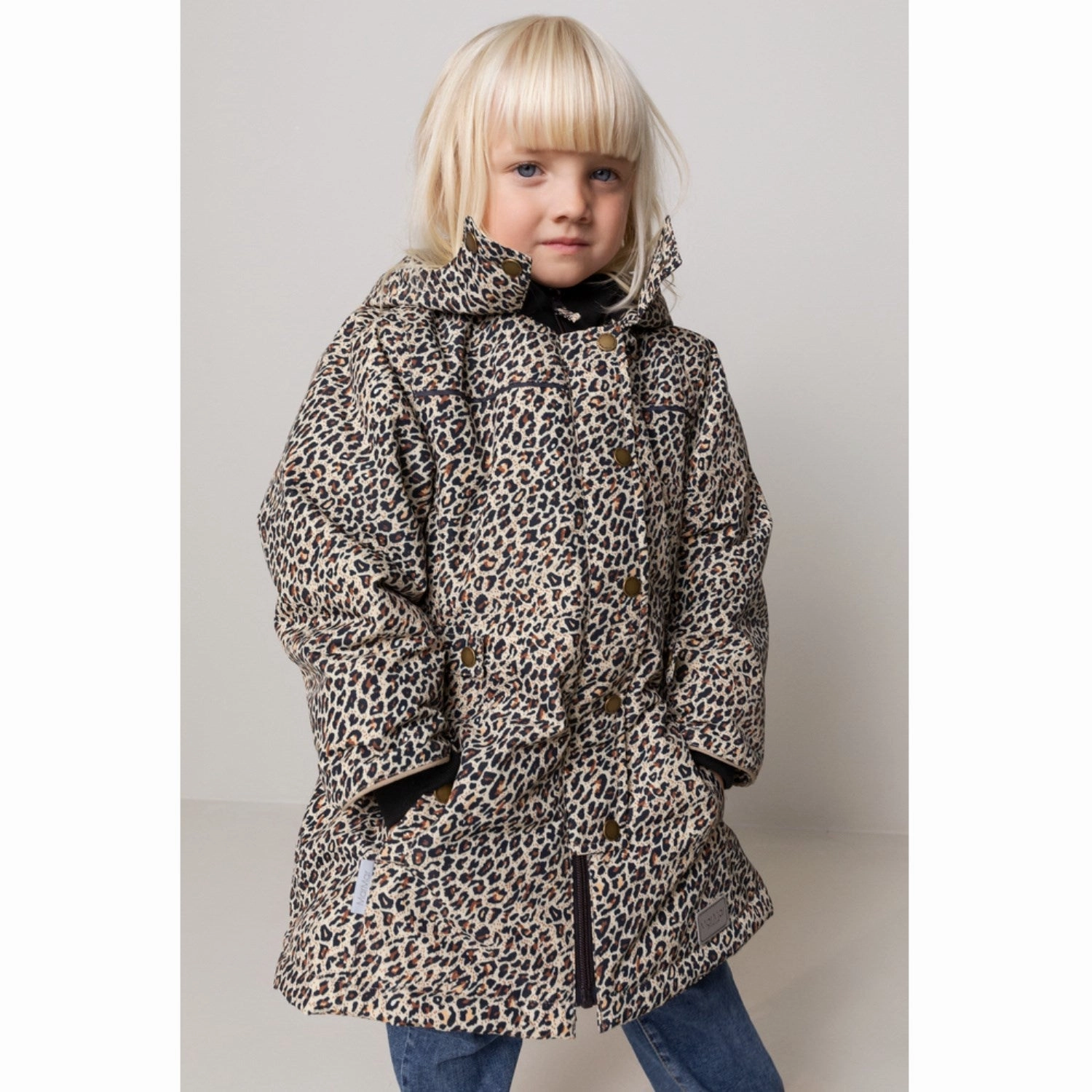 Recycled materials MarMar Tech. Outerwear Print Leopard Olga Jacket