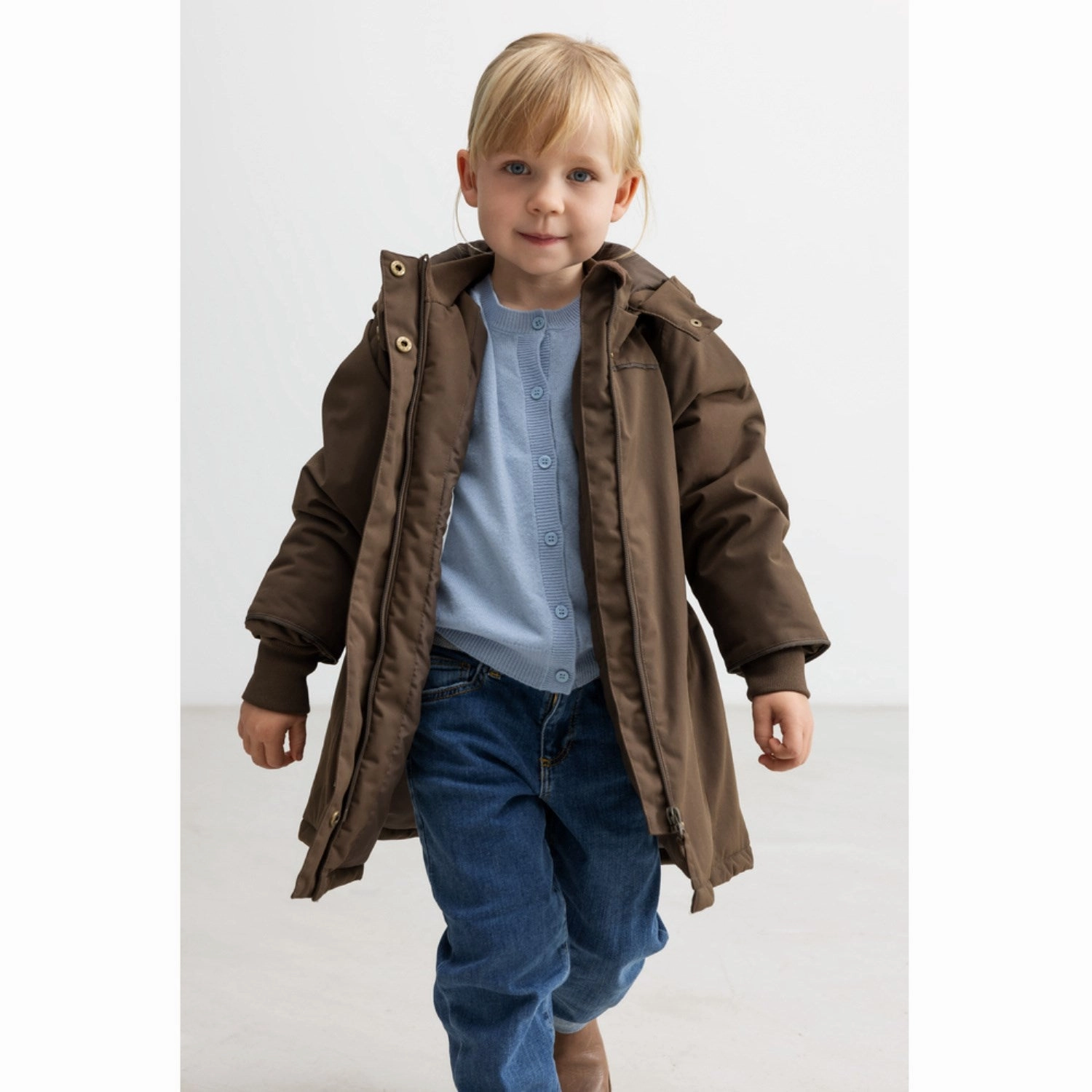 Belted Style Light Look MarMar Tech. Outerwear Solid Deep Choco Olga Jacket