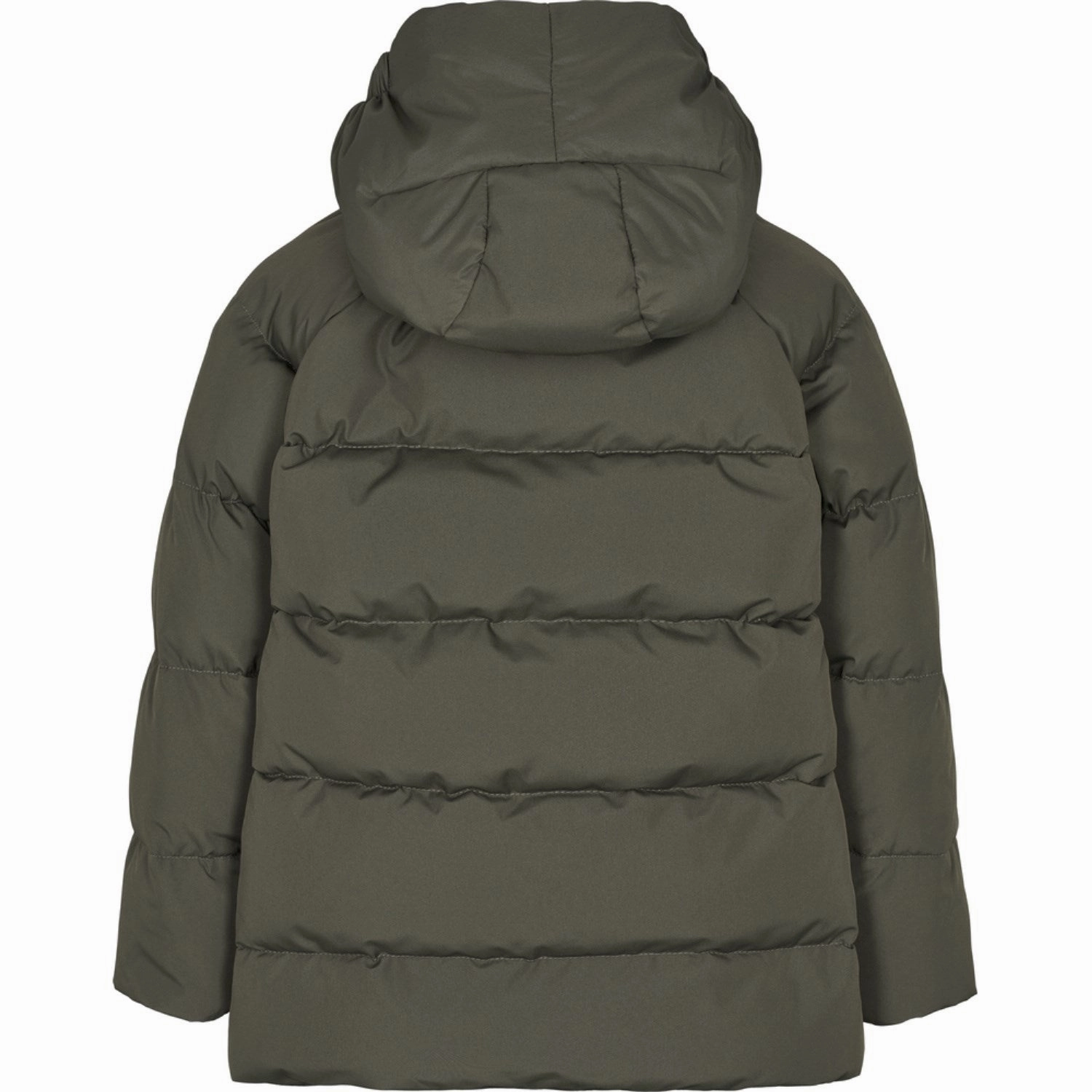 MarMar Tech. Puffer Dark Moss Orik Jacket Stitched Look