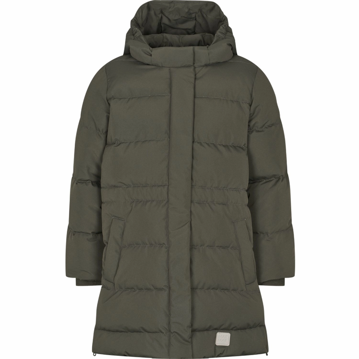 Ergonomic Drape MarMar Tech. Puffer Dark Moss Oxford Coat