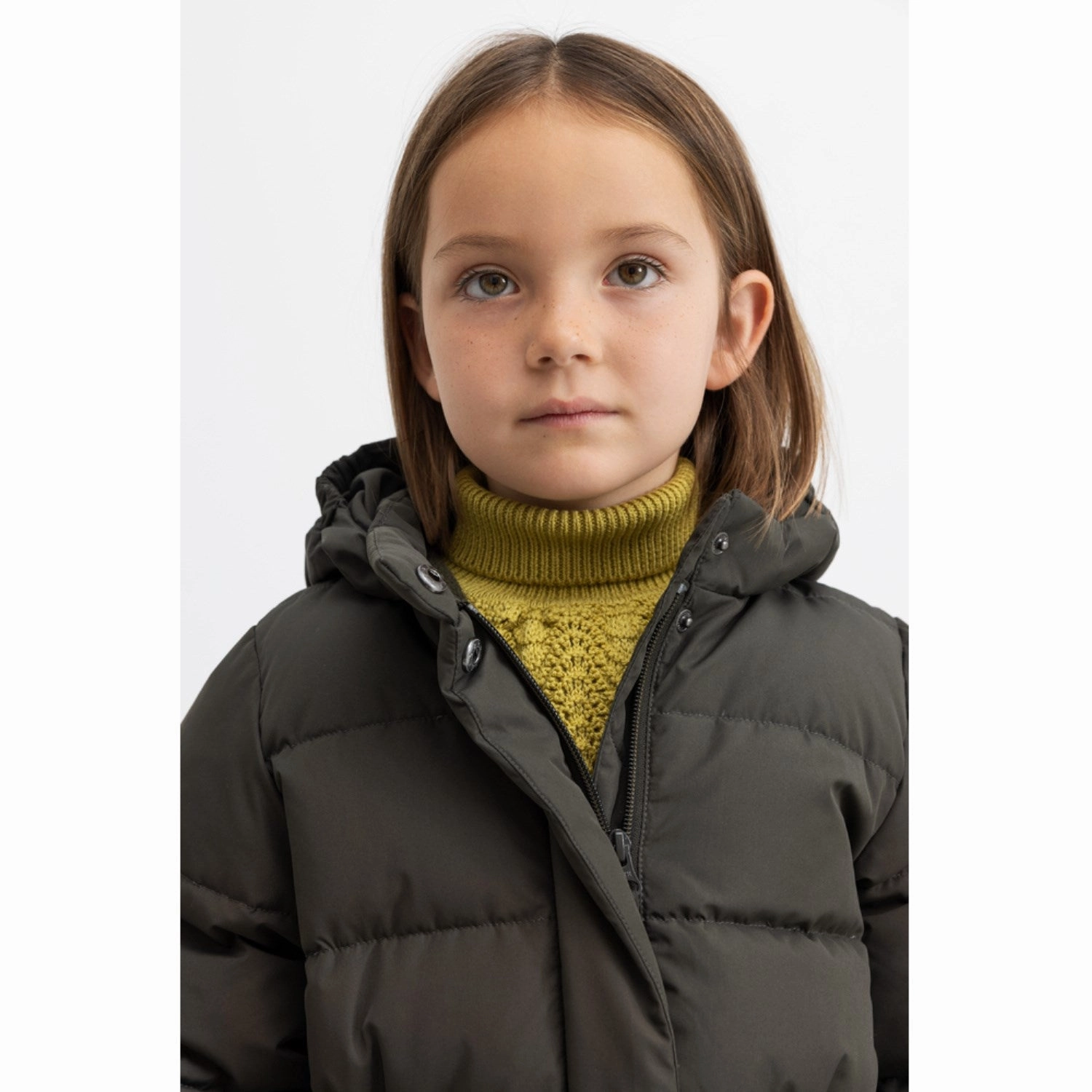 QuickRelease Buckles Winter Layering Piece MarMar Tech. Puffer Dark Moss Oxford Coat