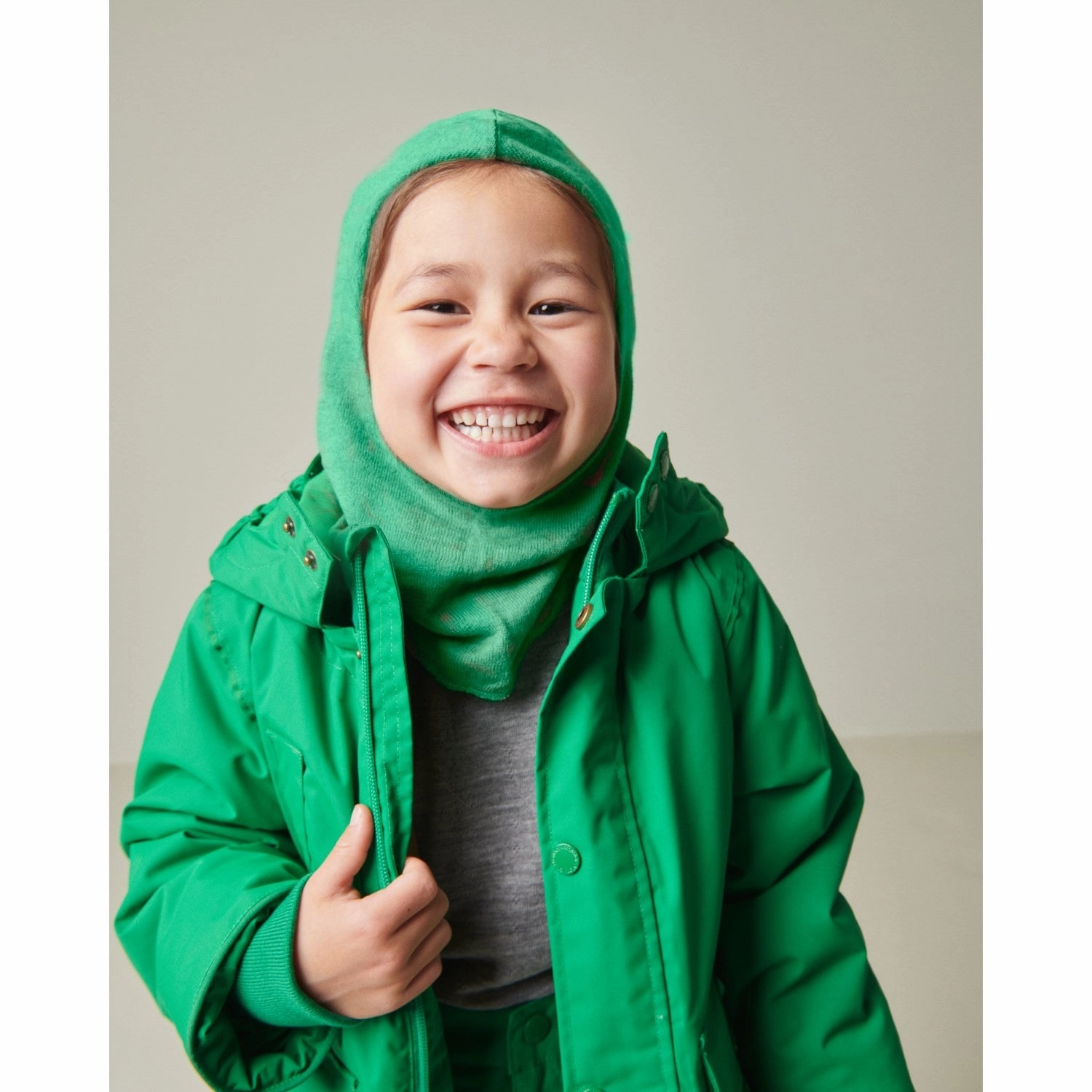 MarMar Technical Outerwear Solid Emerald Omas Jacket Elegant Evening Smooth Zipper Glides