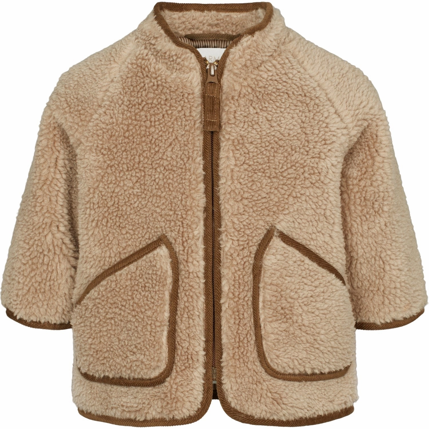 Multi pockets MarMar Teddybear Fleece Alpaca Oleary Jacket Outerwear