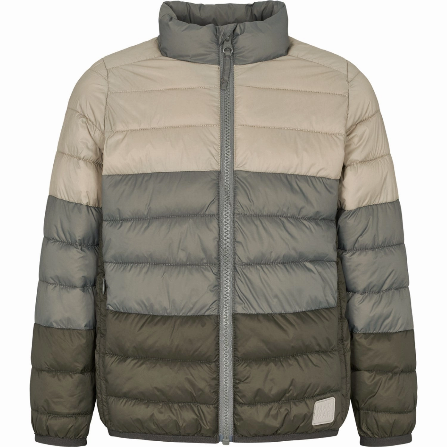 Zip Pockets MarMar Vegan Puffer Coal Block Owe Jacket