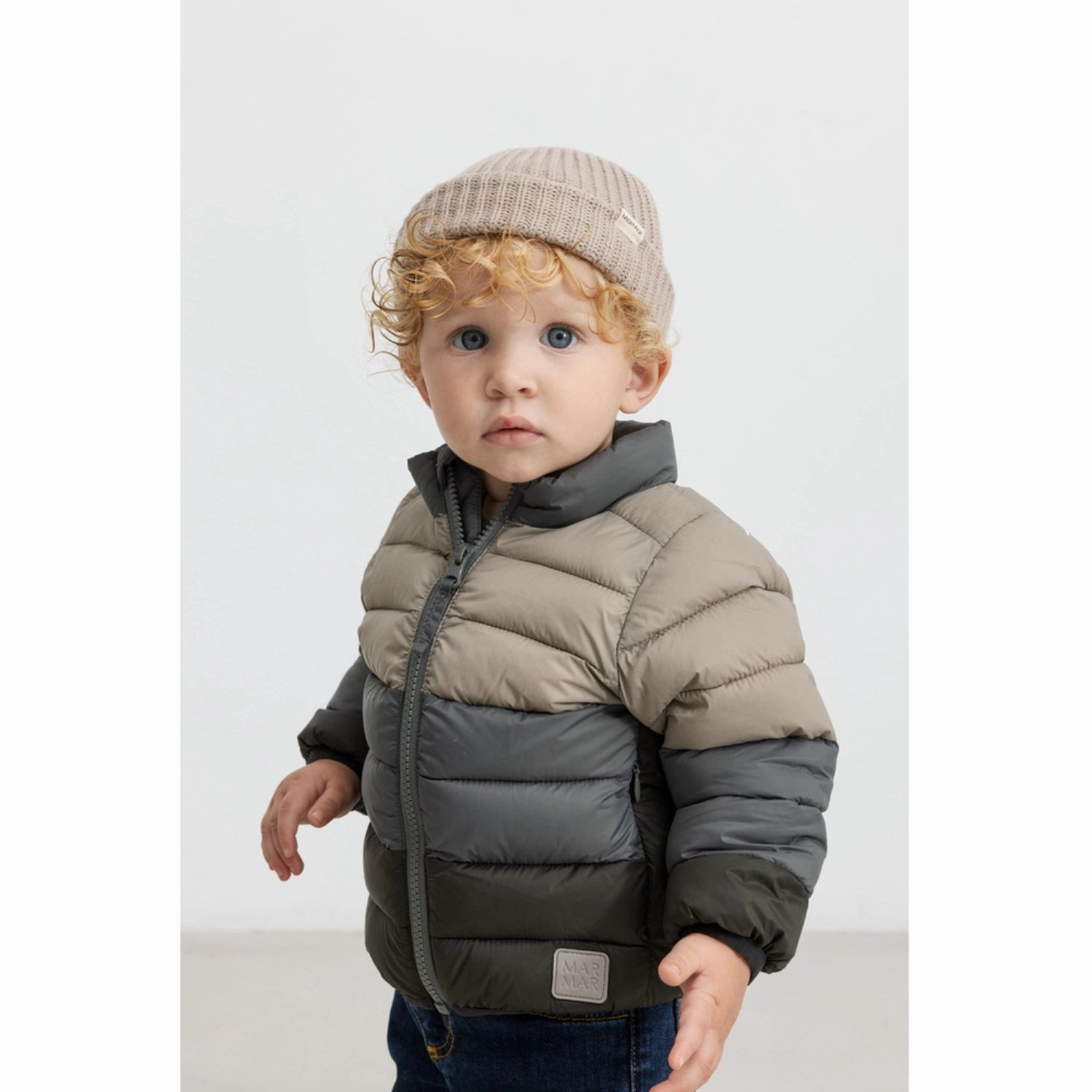 MarMar Vegan Puffer Coal Block Owe Jacket Breathable fabric