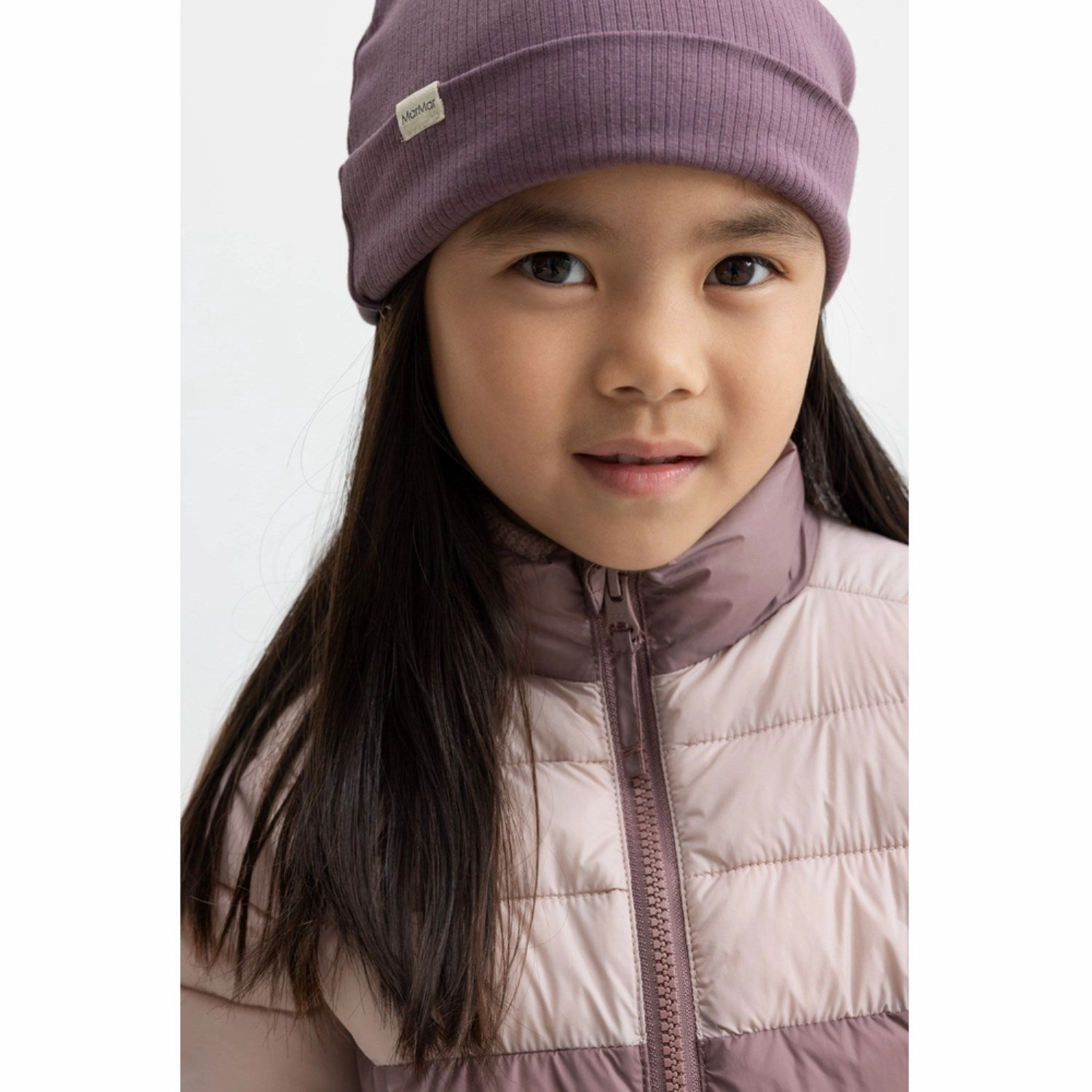 ExpandableSideGussets Light Reflective Zippers MarMar Vegan Puffer Plum Shadow Block Owe Jacket