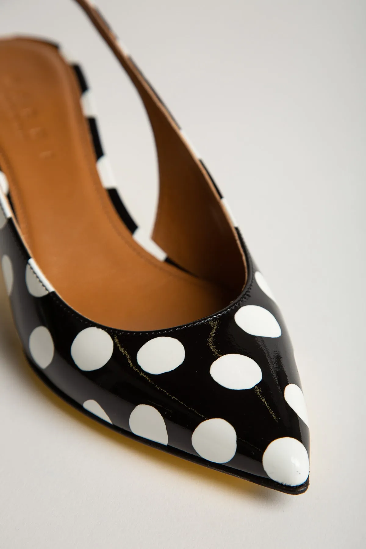 MARNI | POLKA DOT SLINGBACK HEELS