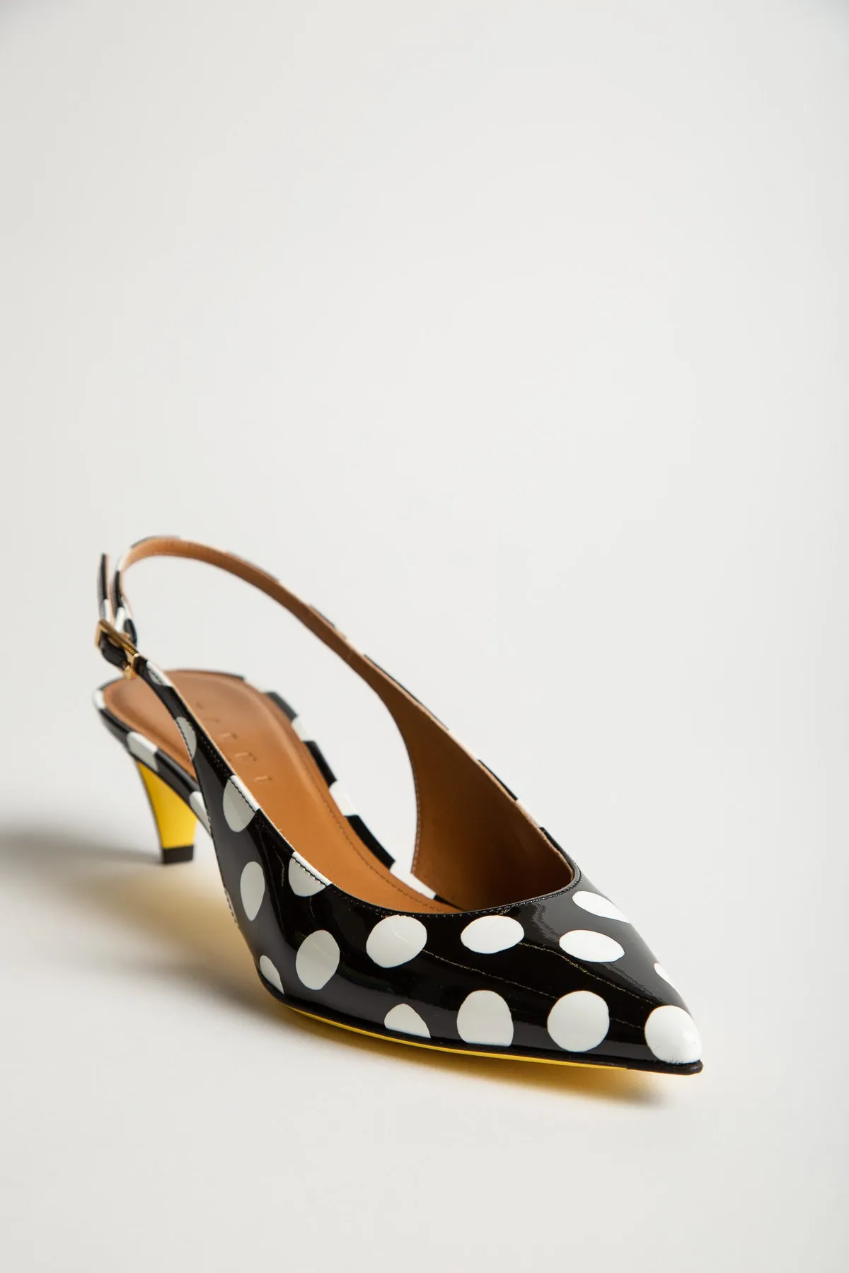 MARNI | POLKA DOT SLINGBACK HEELS