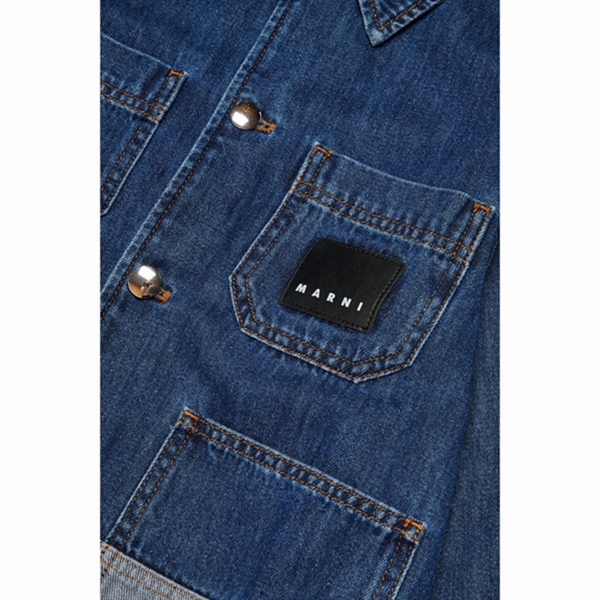 Marni Denim Jacket SlimSilhouette
