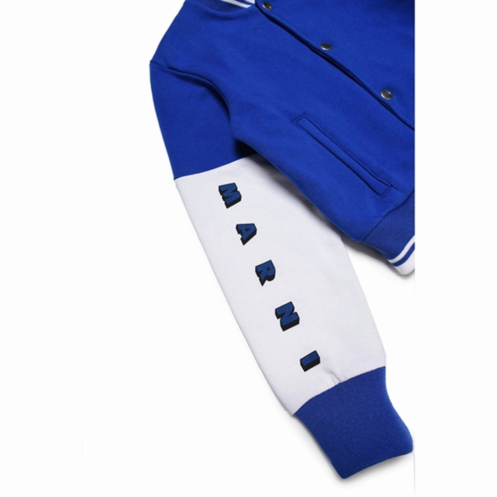 Marni Surf Bluette Sweat Cardigan ElasticizedWaistbandSystem