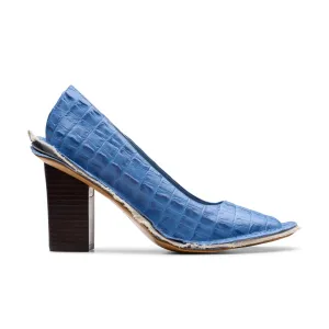Gala Dinner Contrast Stitch   Martine Rose CUR Wmns Heel 'Blue'