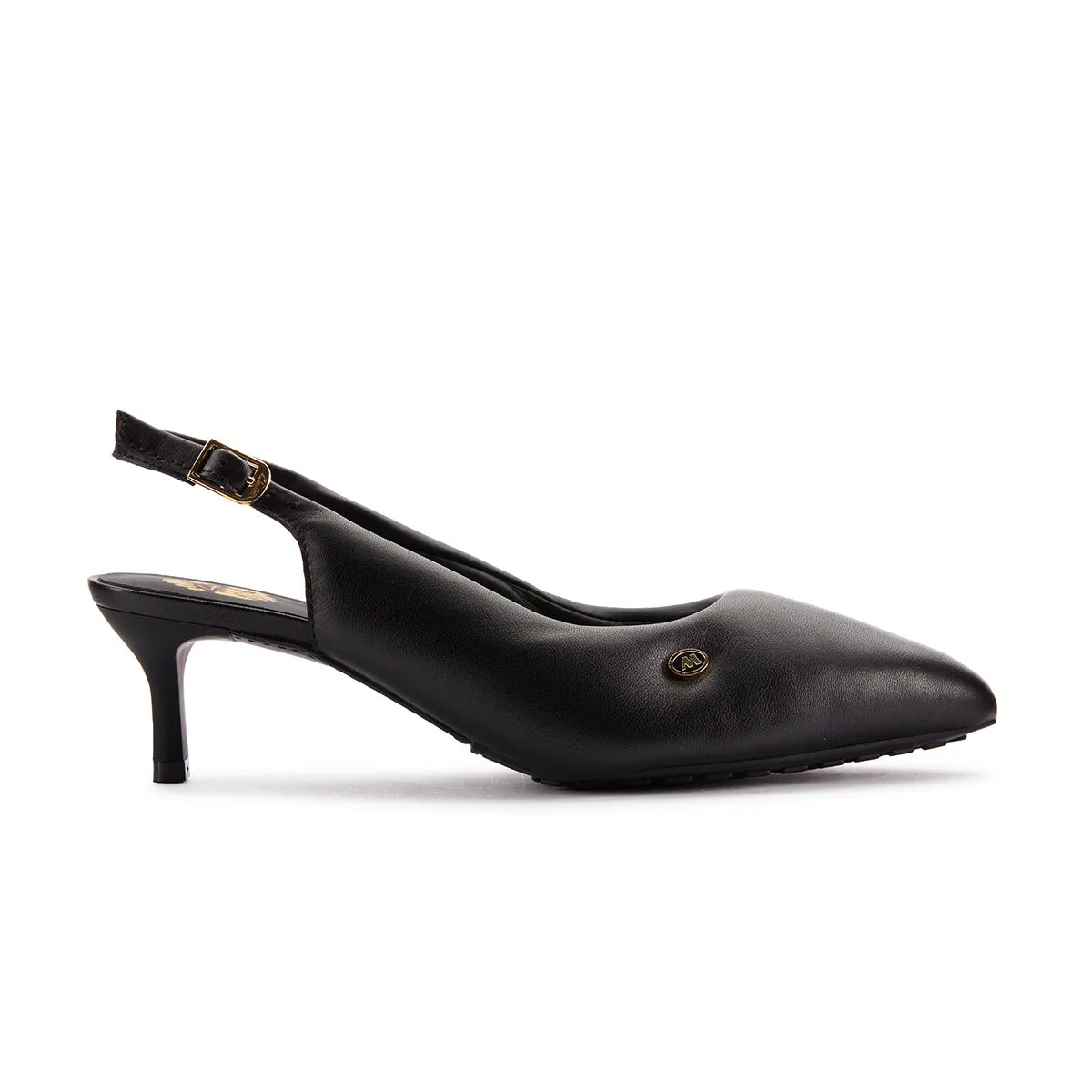   Martine rose Wmns CUR Sling 1 'Black Leather' Shiny Finish Icon Shade