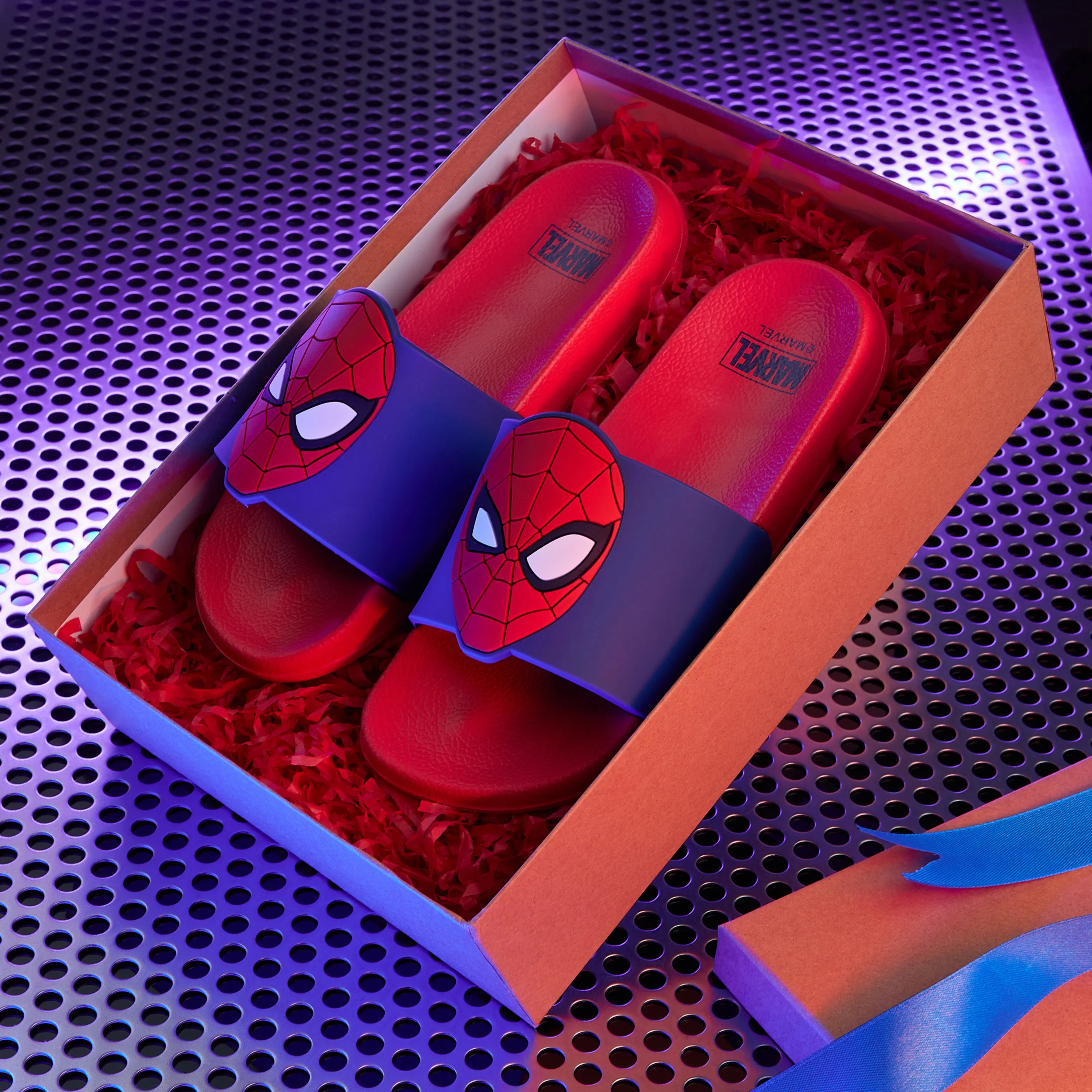 Marvel Boys Sliders Spiderman Kids Beach Shoes, Boys Sliders