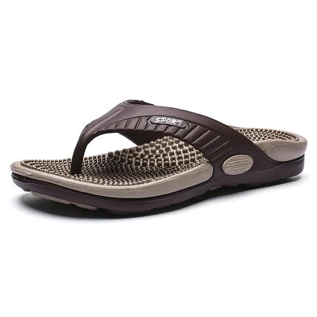 Massage Flip-flops Slippers Beach Sandals Comfortable Men Casual Shoes Fashion Flip Flops