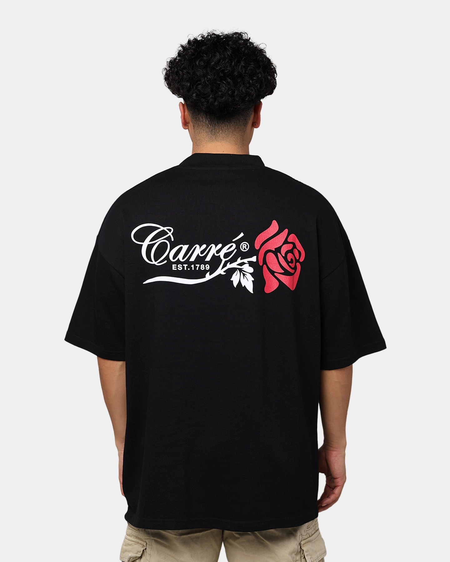 Relax Style Trend Carr?? Rara Oversized T-Shirt Black