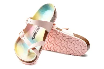 Mayari Birko-Flor Strappy Sandal in Light Rose