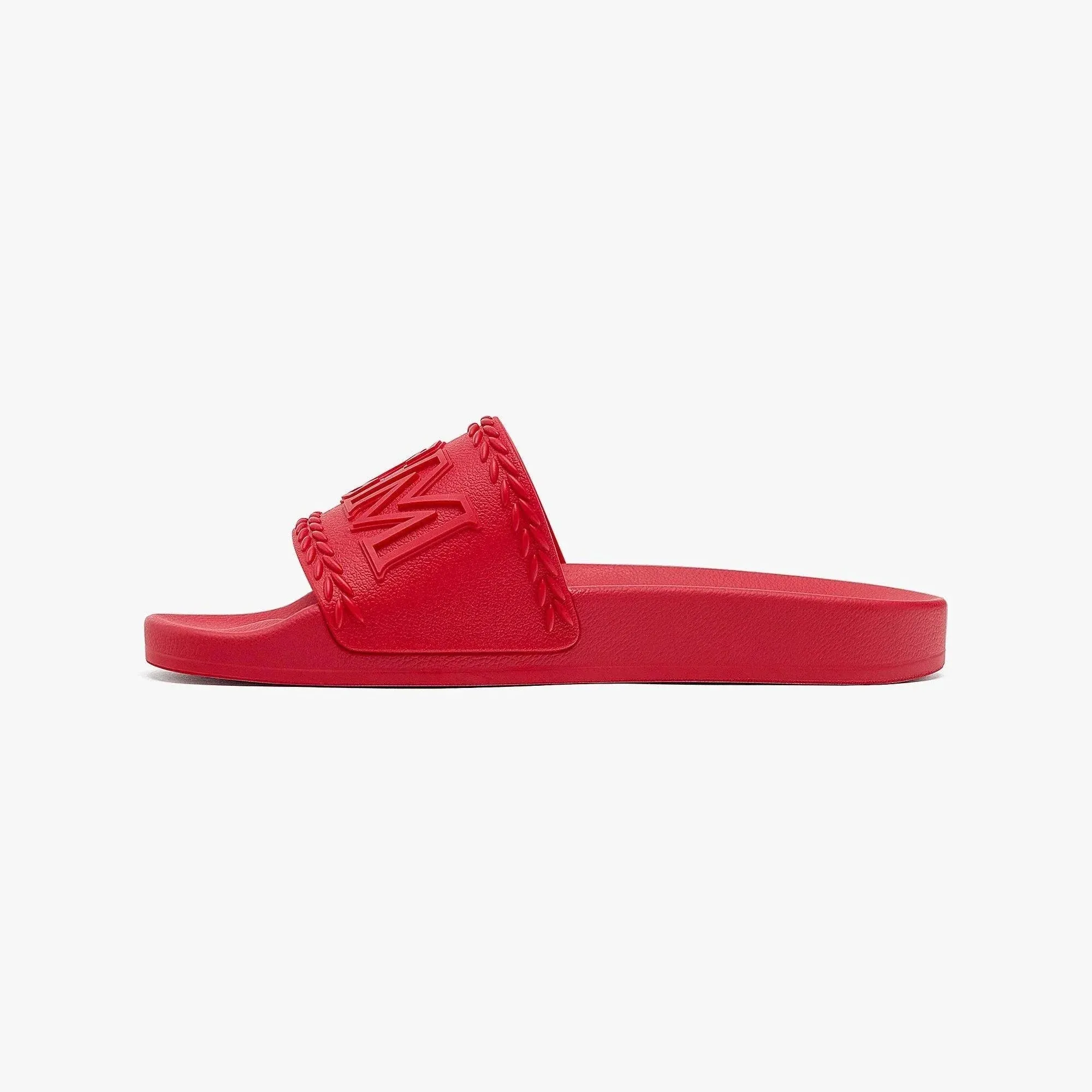 MCM Women's Big Logo Rubber Slides