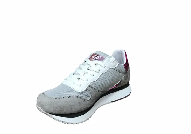 no - toe - spring shoes Non Slip Lace Lotto Leggenda scarpa sneakers da donna Wedge 216295 7SL grigio