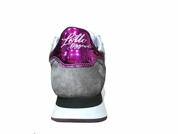 Lotto Leggenda scarpa sneakers da donna Wedge 216295 7SL grigio Arch   Contoured