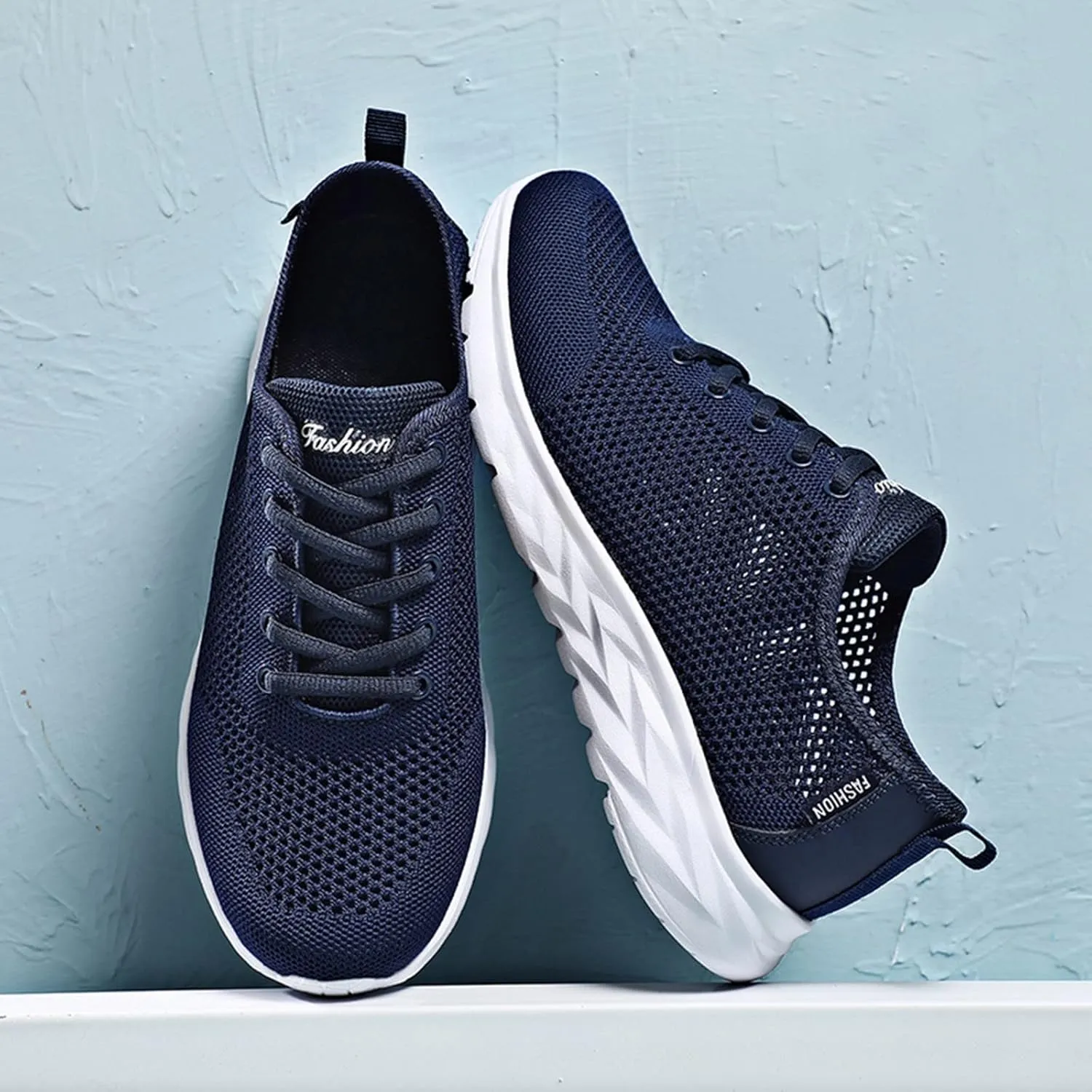 Men Comfortable Fashion Casual Breathable Lightweight Solid Color Summer and Men's Classic Nylon Sneaker