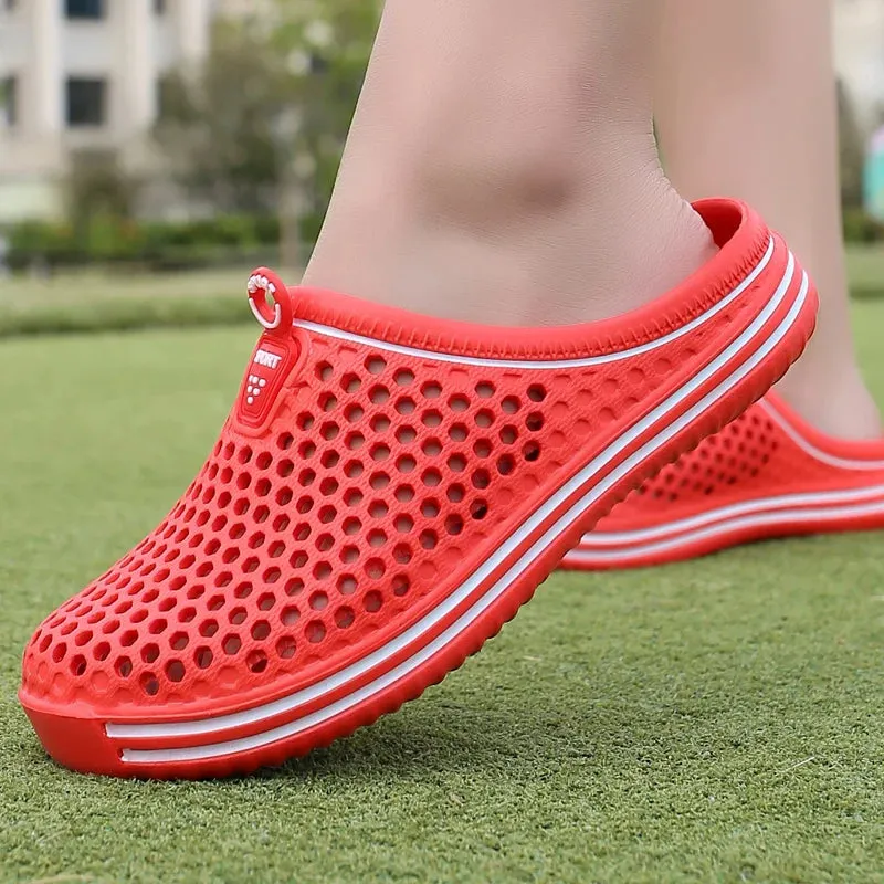 Men Slippers Massage Clogs Outdoor Garden Mules