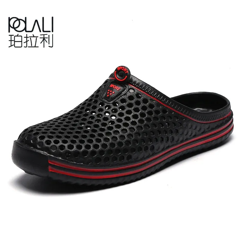 Men Slippers Massage Clogs Outdoor Garden Mules