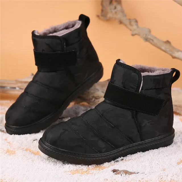 Men Snow Fur Boots