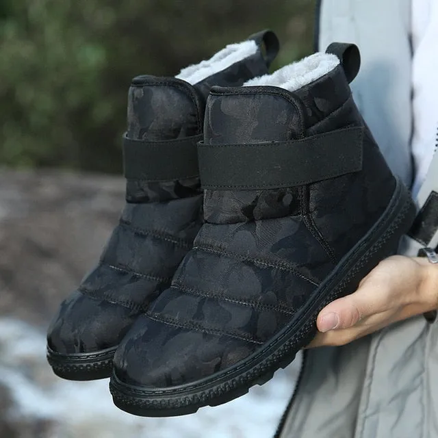 Men Snow Fur Boots