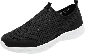 Men Sports Shoes Fashionable Simple and Pure Color Mesh Hollowed Out Breathable Comfortable and Men's Sneaker
