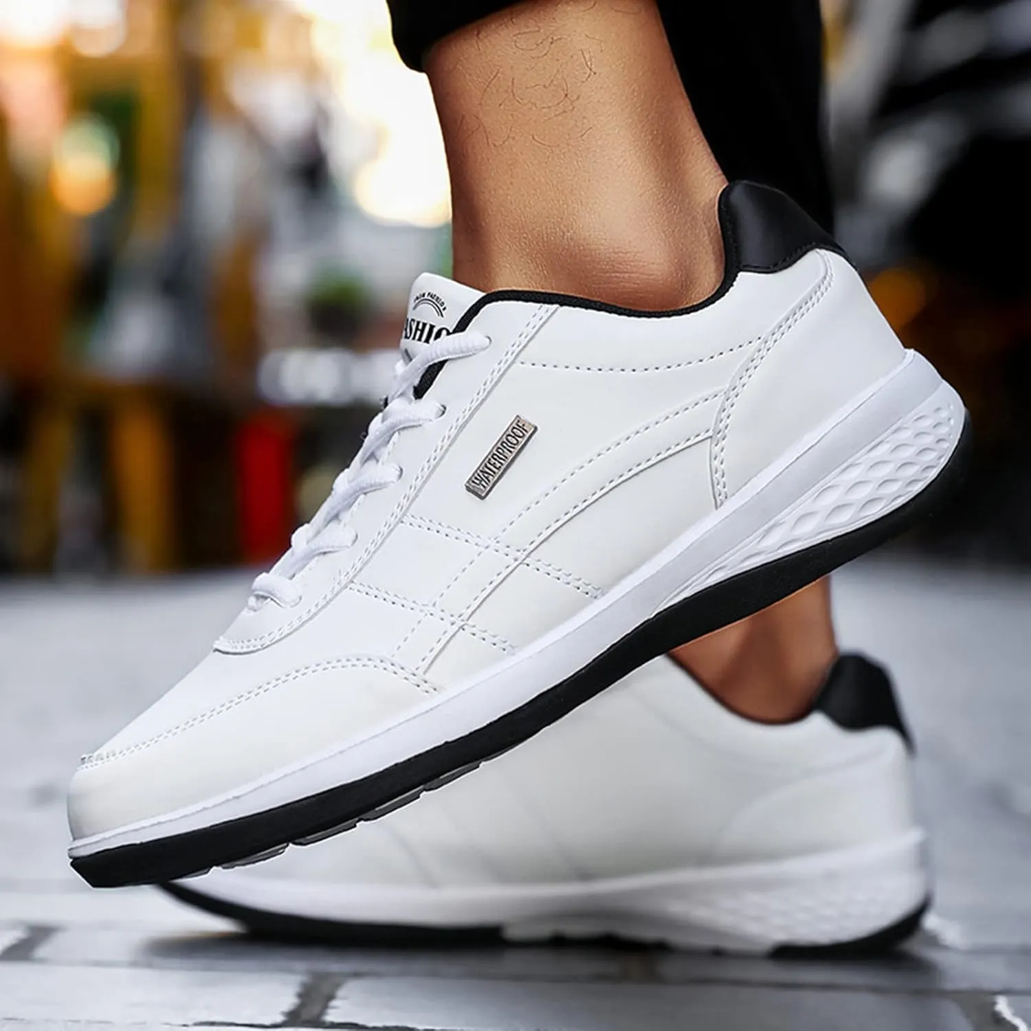 Men Wedge Heel Soft Sole Soft Sole Round Toe Breathable Running Western Shoes Fashion Mens Suede Classic Sneaker
